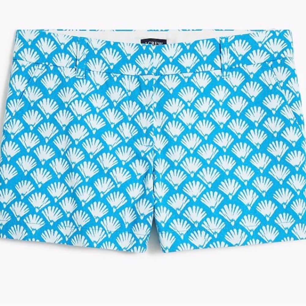J. CREW Factory NWT Size 10 Print Chino Shorts